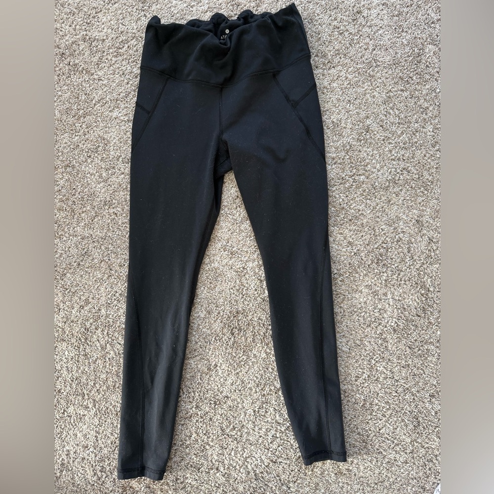 Athleta Stealth Tight Black Sculptek Compression M